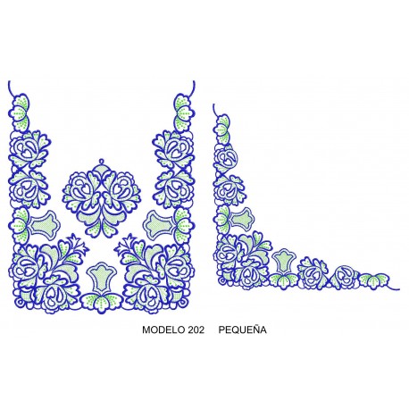 Manteleta valencia - pequeña MOD 202