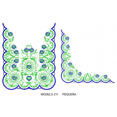Manteleta valencia - pequeña MOD 211
