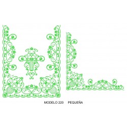 Manteleta valencia - pequeña MOD 220