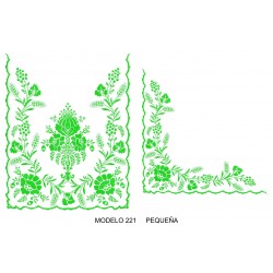 Manteleta valencia - pequeña MOD 221