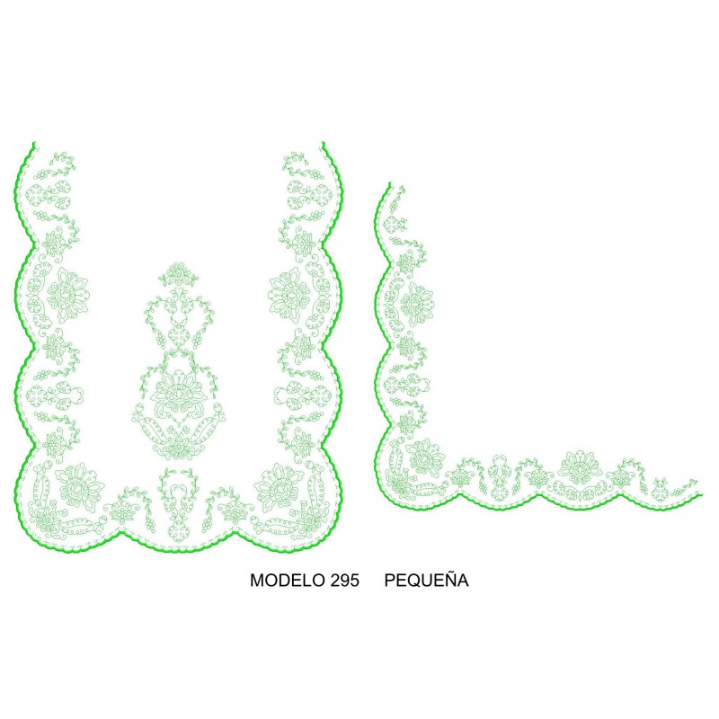 Manteleta valencia - pequeña MOD 295