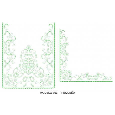 Manteleta valencia - pequeña MOD 303