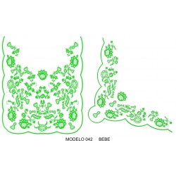 Manteleta valencia - bebé MOD 042