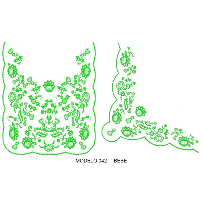 Manteleta valencia - bebé MOD 042