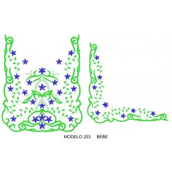 Manteleta valencia - bebé MOD 203