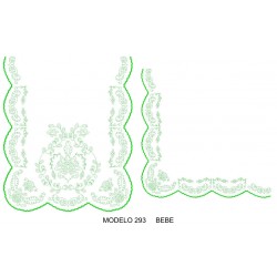 Manteleta valencia - bebé MOD 293