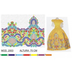 BORDADO SIN TEJIDO TRA2003