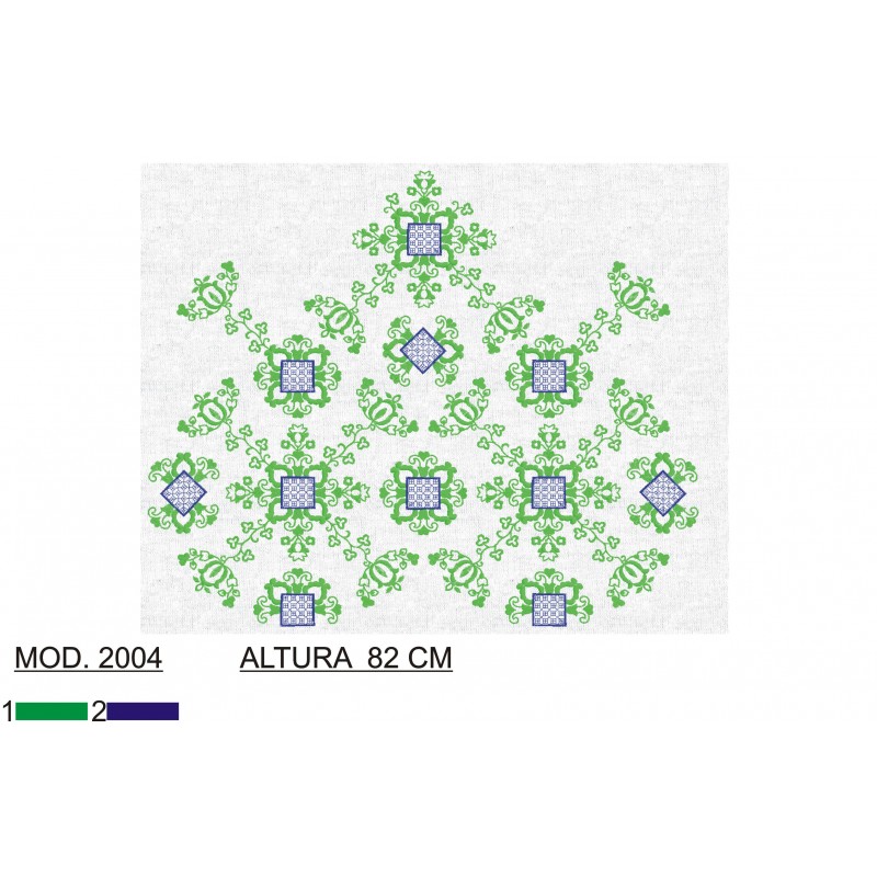 BORDADO SIN TEJIDO TRA2004