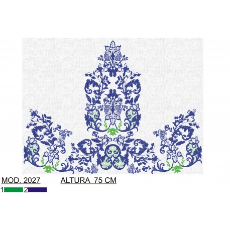 BORDADO CON TEJIDO TRA2027