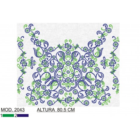 BORDADO SIN TEJIDO TRA2043