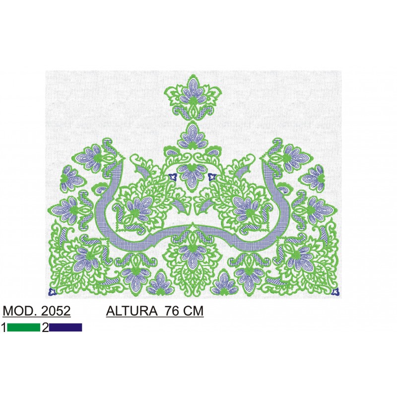 BORDADO CON TEJIDO TRA2052