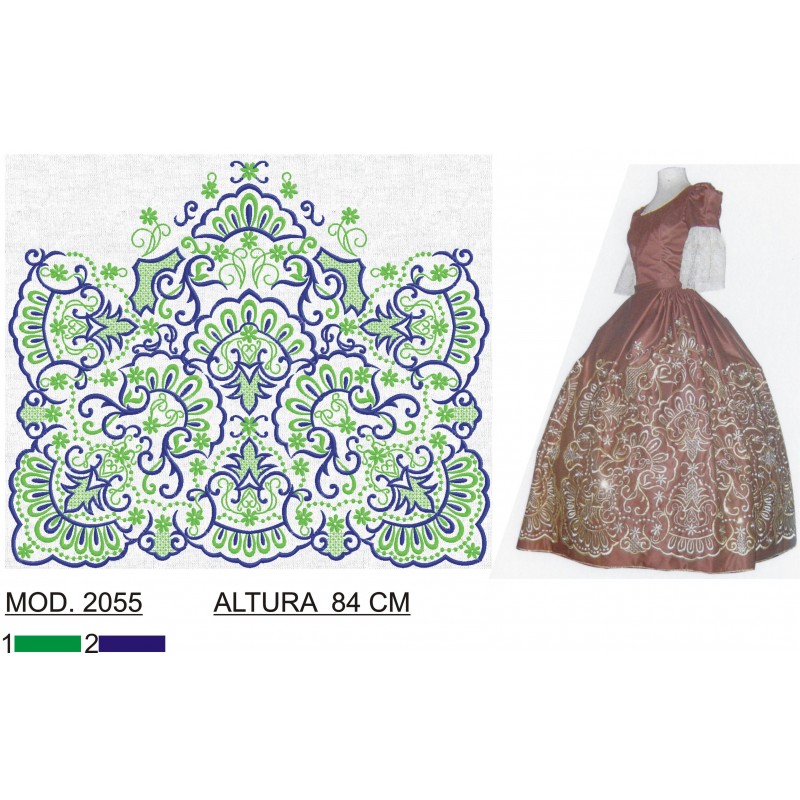 BORDADO CON TEJIDO TRA2055