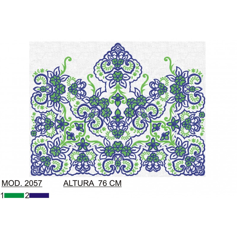 BORDADO CON TEJIDO TRA2057