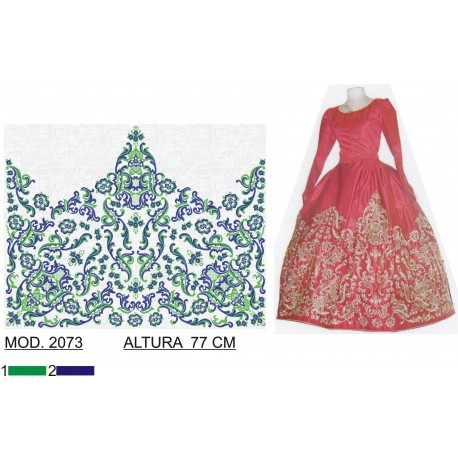 BORDADO CON TEJIDO TRA2073