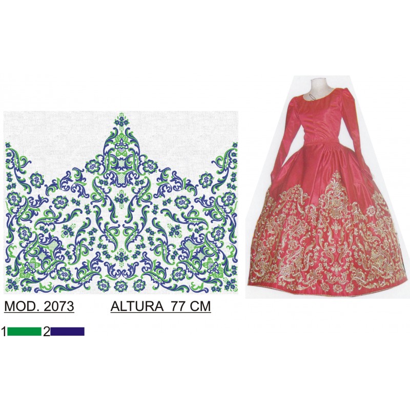 BORDADO SIN TEJIDO TRA2073