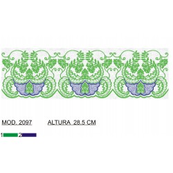 BORDADO CON TEJIDO TRA2097