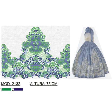 BORDADO SIN TEJIDO TRA2132
