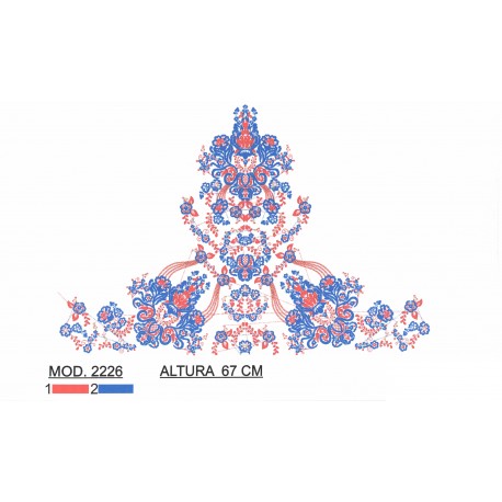 BORDADO CON TEJIDO TRA2226