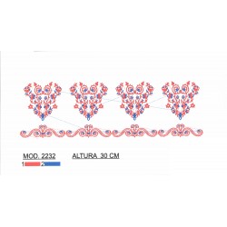 BORDADO CON TEJIDO TRA2232