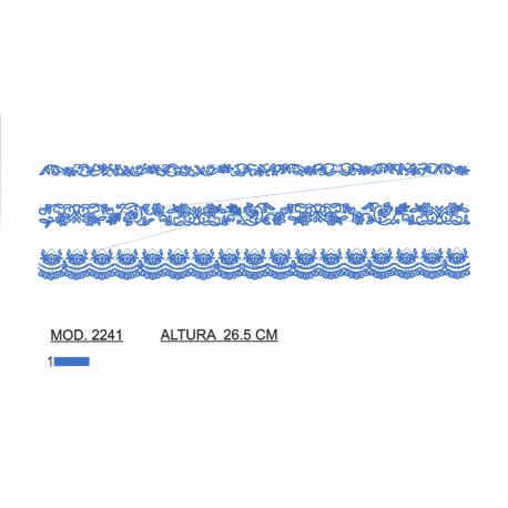 BORDADO SIN TEJIDO TRA2241