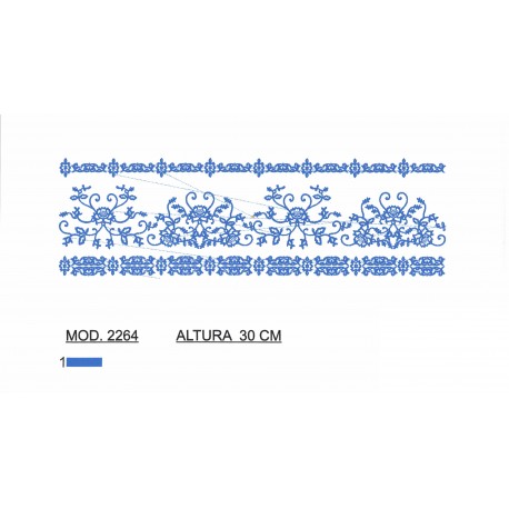 BORDADO SIN TEJIDO TRA2264