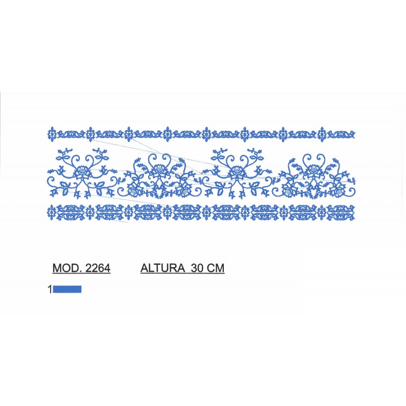 BORDADO SIN TEJIDO TRA2264