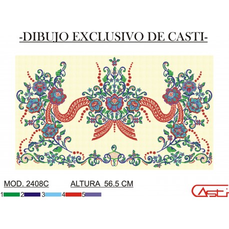 BORDADO SIN TEJIDO TRA2408C