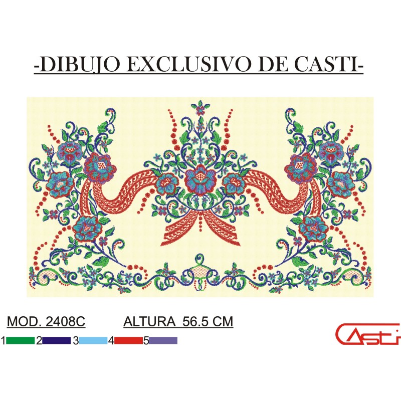 BORDADO SIN TEJIDO TRA2408C