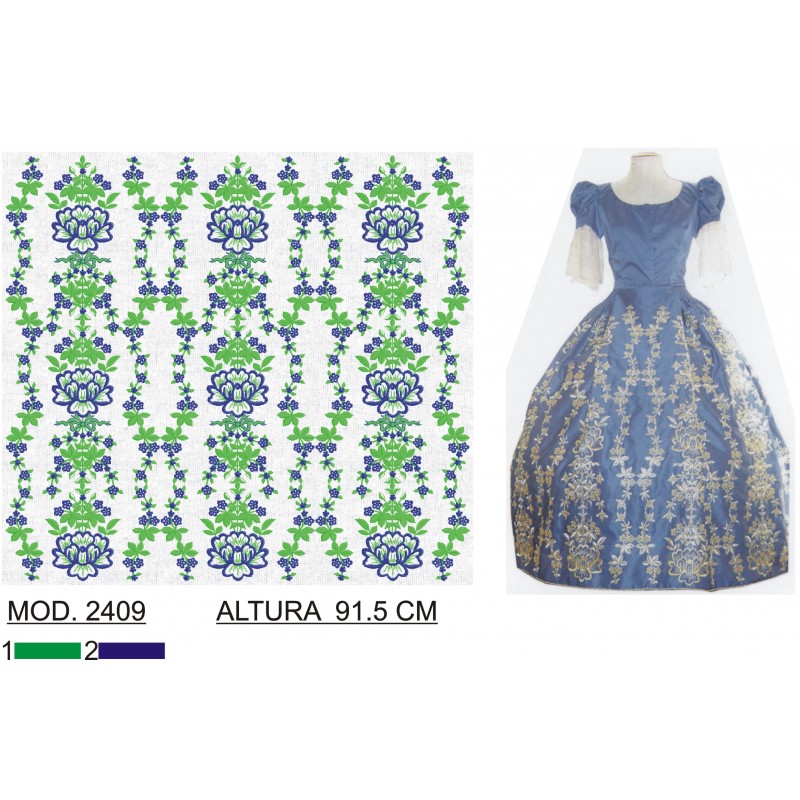 BORDADO SIN TEJIDO TRA2409