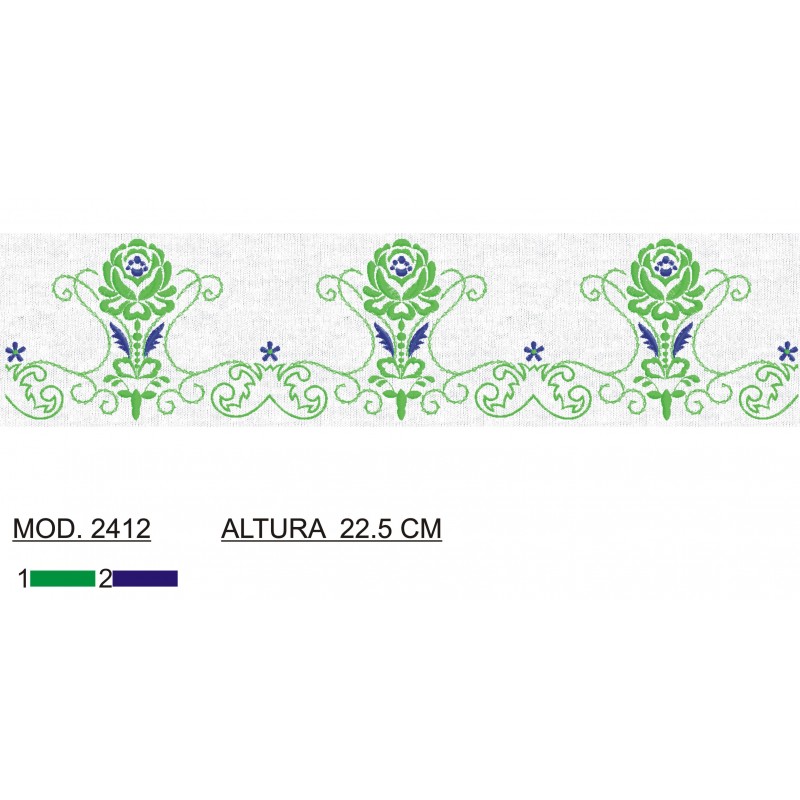 BORDADO SIN TEJIDO TRA2412