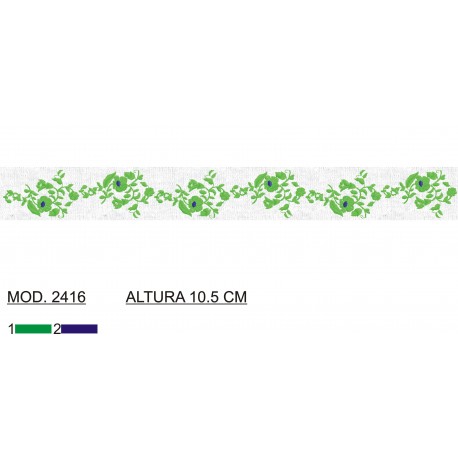 BORDADO SIN TEJIDO TRA2416