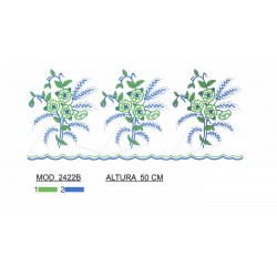 BORDADO CON TEJIDO TRA2422B