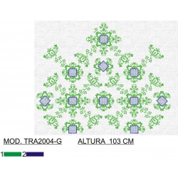BORDADO SIN TEJIDO AMPLIADO TRA2004-G