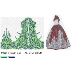 BORDADO SIN TEJIDO AMPLIADO TRA2010-G