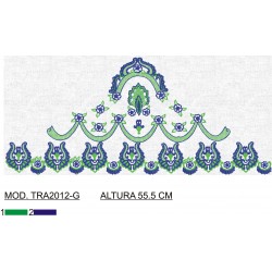 BORDADO CON TEJIDO AMPLIADO TRA2012-G