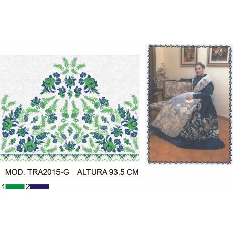 BORDADO SIN TEJIDO AMPLIADO TRA2015-G