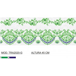 BORDADO CON TEJIDO AMPLIADO TRA2020-G