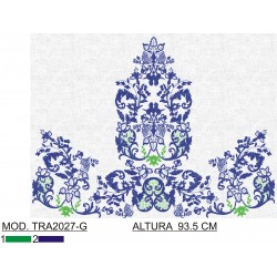 BORDADO SIN TEJIDO AMPLIADO TRA2027-G