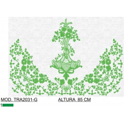 BORDADO SIN TEJIDO AMPLIADO TRA2031-G