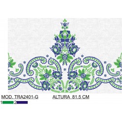 BORDADO SIN TEJIDO AMPLIADO TRA2401-G