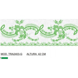 BORDADO CON TEJIDO AMPLIADO TRA2403-G