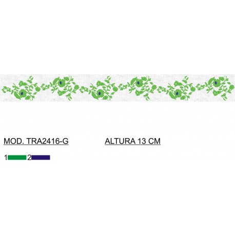 BORDADO SIN TEJIDO AMPLIADO TRA2416-G